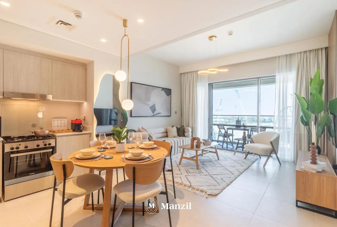 Apartment Manzil - Sleek 1Br Home In Dubai Creek With Beach & Marina Access